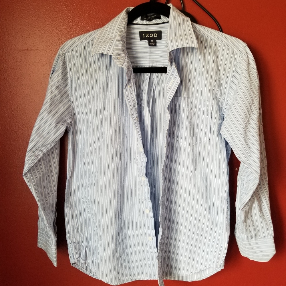 Izod Long sleeve shirt size M (10-12)